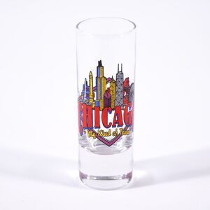 Chicago City Skyline My Kind of Town 4" Shot Glass Barware Bar Cup Drinkware